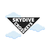 skydive_cross_keys skydive crosskeys cross keys skydive cross keys Sticker
