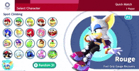Sonic The Hedgehog Character Select GIF