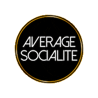 AverageSocialite average socialite averagesocialite Sticker