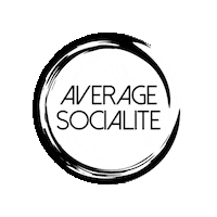 AverageSocialite average socialite averagesocialite Sticker