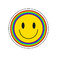 Happy Rainbow Sticker