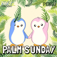 Palm Sunday Penguin GIF by Pudgy Penguins