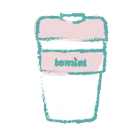 Heart Tea Sticker by INTEGR8