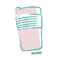 Heart Tea Sticker by INTEGR8