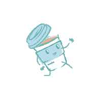 Heart Tea Sticker by INTEGR8