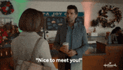 Nice To Meet You Santa Tell Me GIF by Hallmark Channel