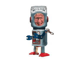 Artificial Intelligence Robot Sticker by Hello Media