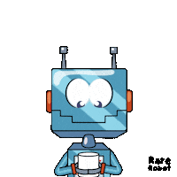 Coffee Robot Sticker by VeeFriends