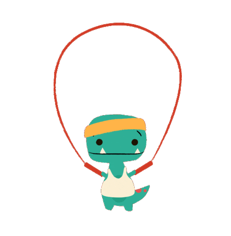 Exercise Jumprope Sticker by Jay Fleck