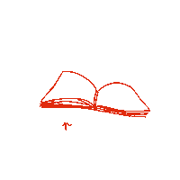 peppii book books reading study Sticker