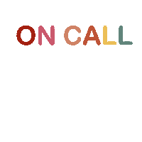 On Call Medical Field Sticker