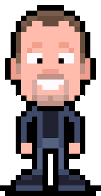 Pixel Art Amadeus Sticker by The Oluk