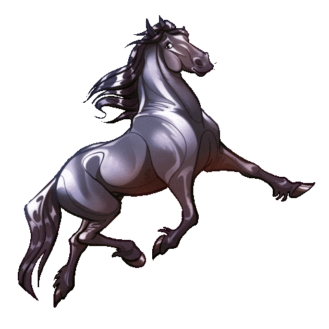 thais-illustration giphyupload animation horse stickers Sticker