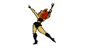 Tiger Girl Dance Sticker by HEY BEAUTIFUL JERK