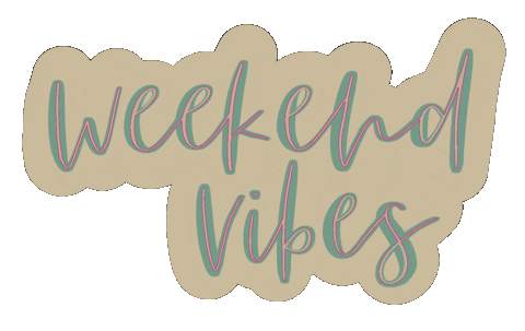 Weekend Sunday Sticker