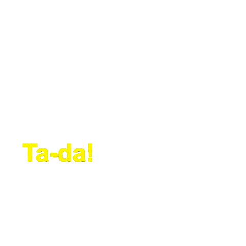 Ping-U tada parcel courier ta-da Sticker