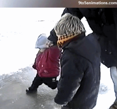 snow fail GIF