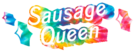 Queen Sausage Sticker by Seemore Meats & Veggies