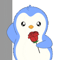 I Love You Hearts Sticker by Pudgy Penguins