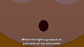 close up smile GIF by South Park 