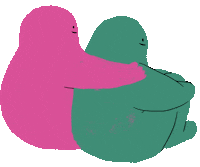 Friend Hug Sticker by SimpleInfo