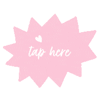 Tap Here Sticker by pinkmilk