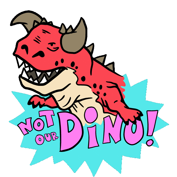motleykingdom dinosaur dino animal kingdom dak Sticker