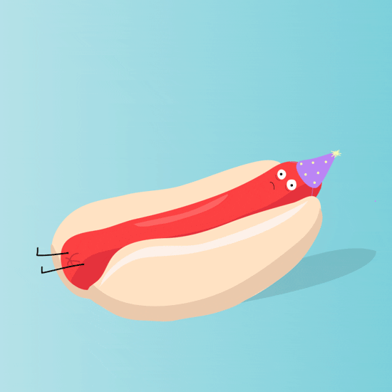 sad hot dog GIF by Eva