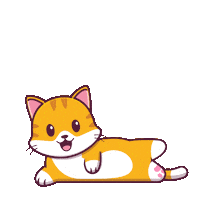 Cat Hello Sticker by CATECOIN