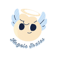 Angel Wings Sticker by Angels Skates
