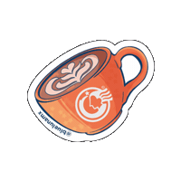 Coffee Cafe Sticker by Blue Luna
