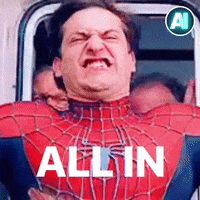 AllInSociety spiderman all in allin GIF