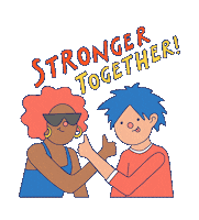 Stronger Together Love Sticker by This Is SG