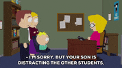 butters stotch shock GIF by South Park 