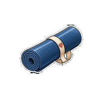 Yoga Life Heart Sticker