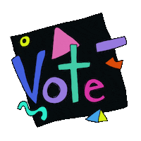 Vote Voting Sticker by yeskis4king