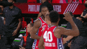 High Five Philadelphia 76Ers GIF by NBA