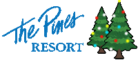 PinesResort christmas xmas holidays snowfall Sticker