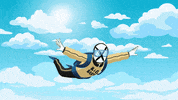 Flying Lets Go GIF by BigBrains