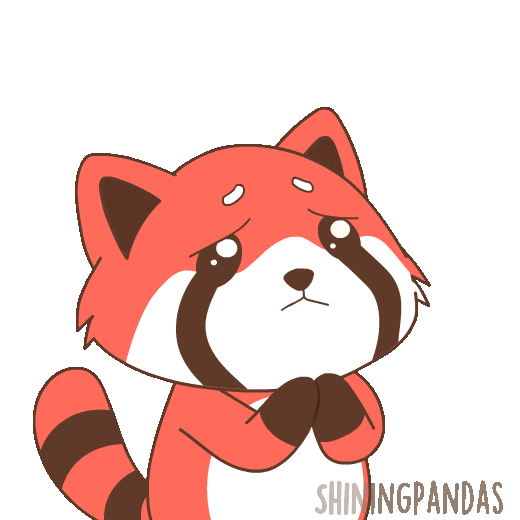 Red Panda Please Sticker