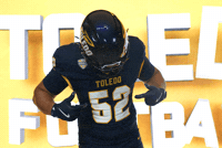 Point Toledo Football GIF by Toledo Rockets