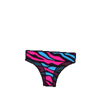 Zebra Testicular Cancer Sticker by OddBalls