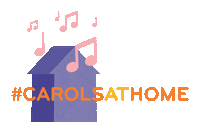 Merry Christmas Singing Sticker by Vision Australia's Carols by Candlelight