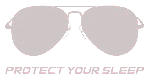 Blueblockers Sticker by Red Light Rising