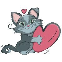 Gatita Sticker by La Tiendita Shabby Chic