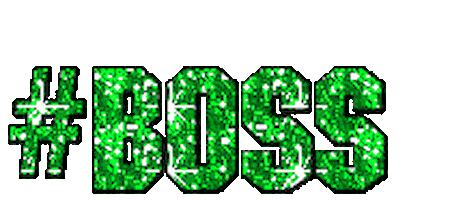 Boss Sparkle Sticker by PARRISLONDON