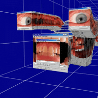 Computer Virus Monster GIF by PERFECTL00P