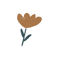 Flower Plant Sticker by Aleksandra Konakova