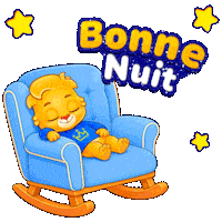 Good Night Francais Sticker by Lucas and Friends by RV AppStudios
