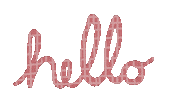Words Hello Sticker